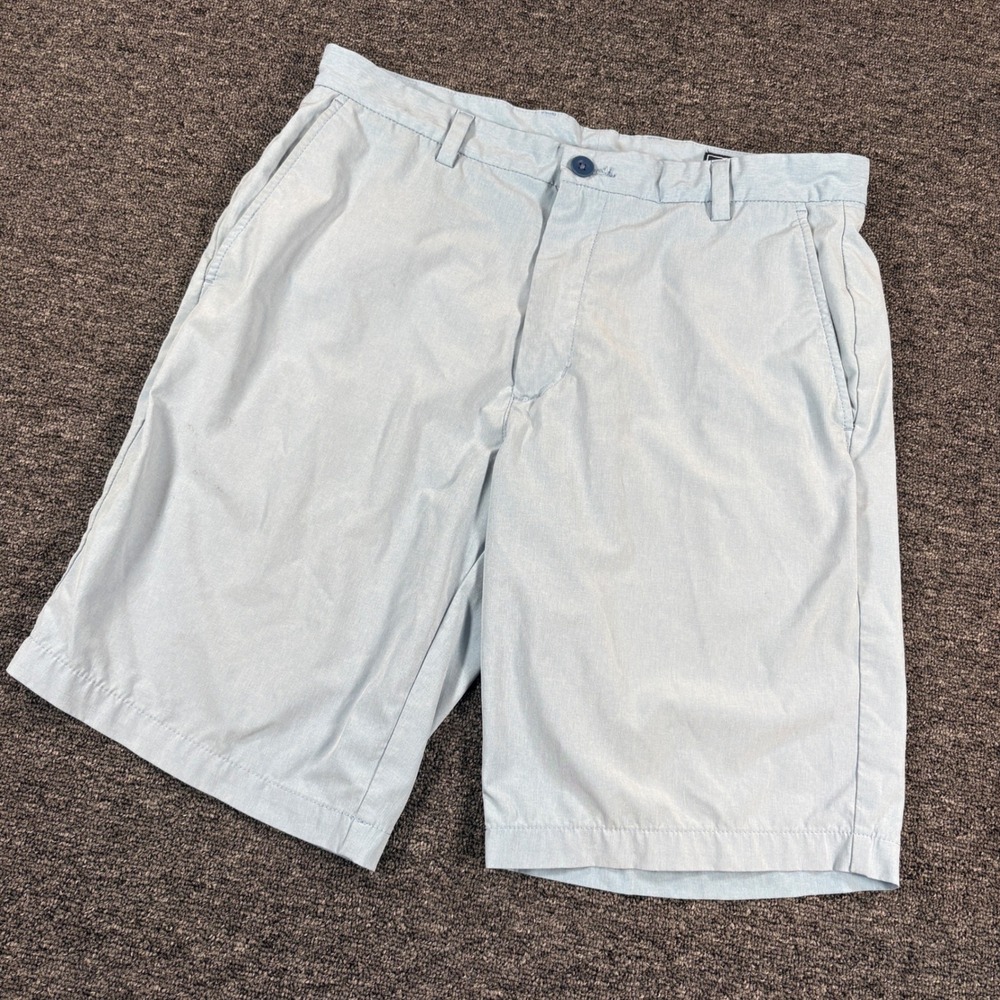 Vineyard Vines Breaker Shorts Mens 33 Blue Performance Stretch Flat Front Golf